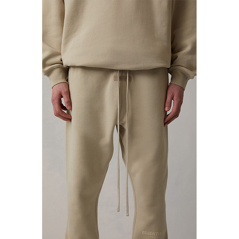 SS22 Essentials Sweatpants (White Velvety Print)