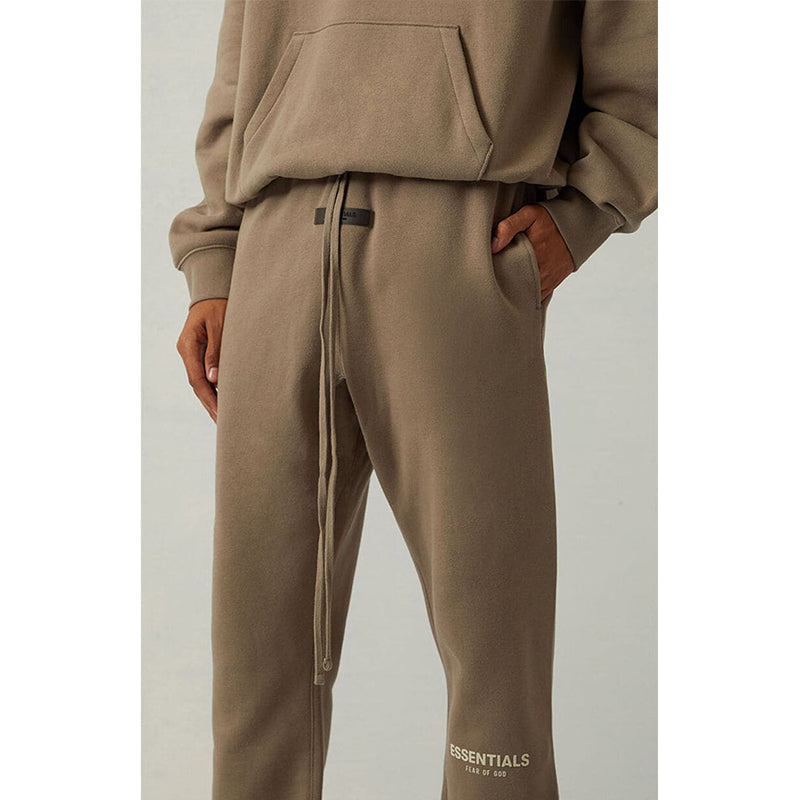 SS22 Essentials Sweatpants (White Velvety Print)