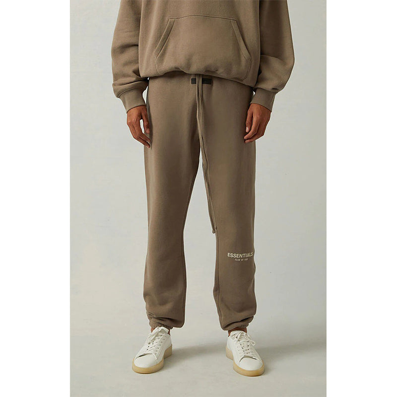 SS22 Essentials Sweatpants (White Velvety Print)