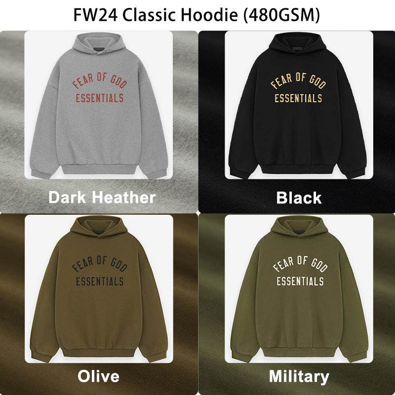 FW24 Essentials Hoodie (480GSM Fleece)