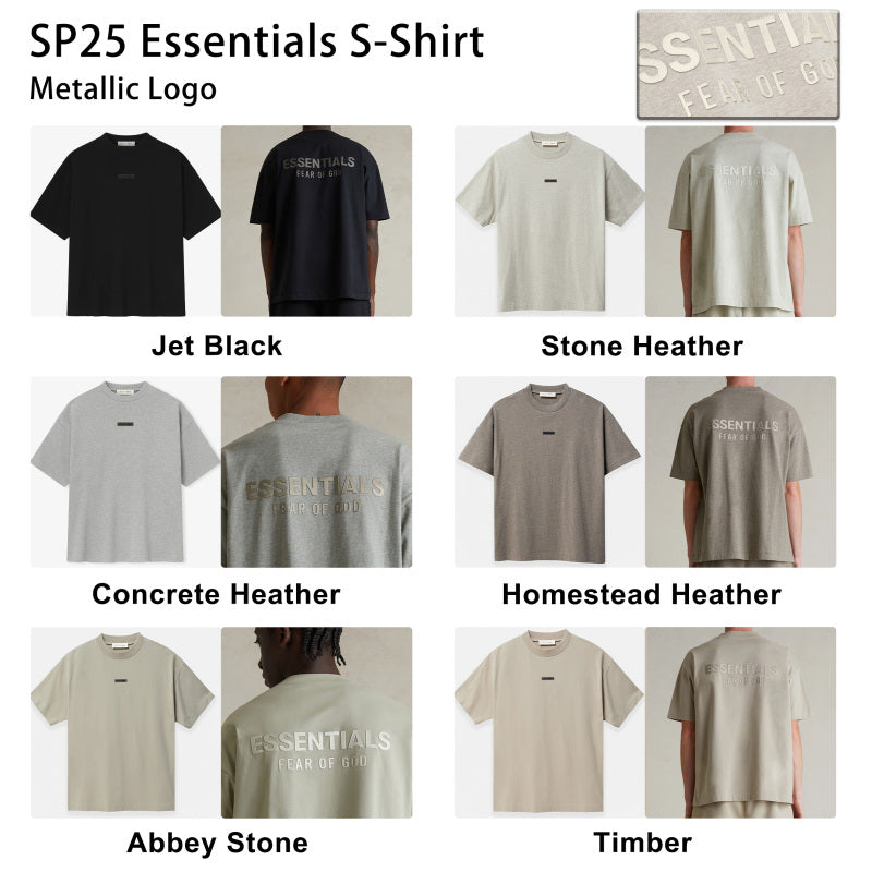SP25 Essentials T-Shirt (Metallic Logo)